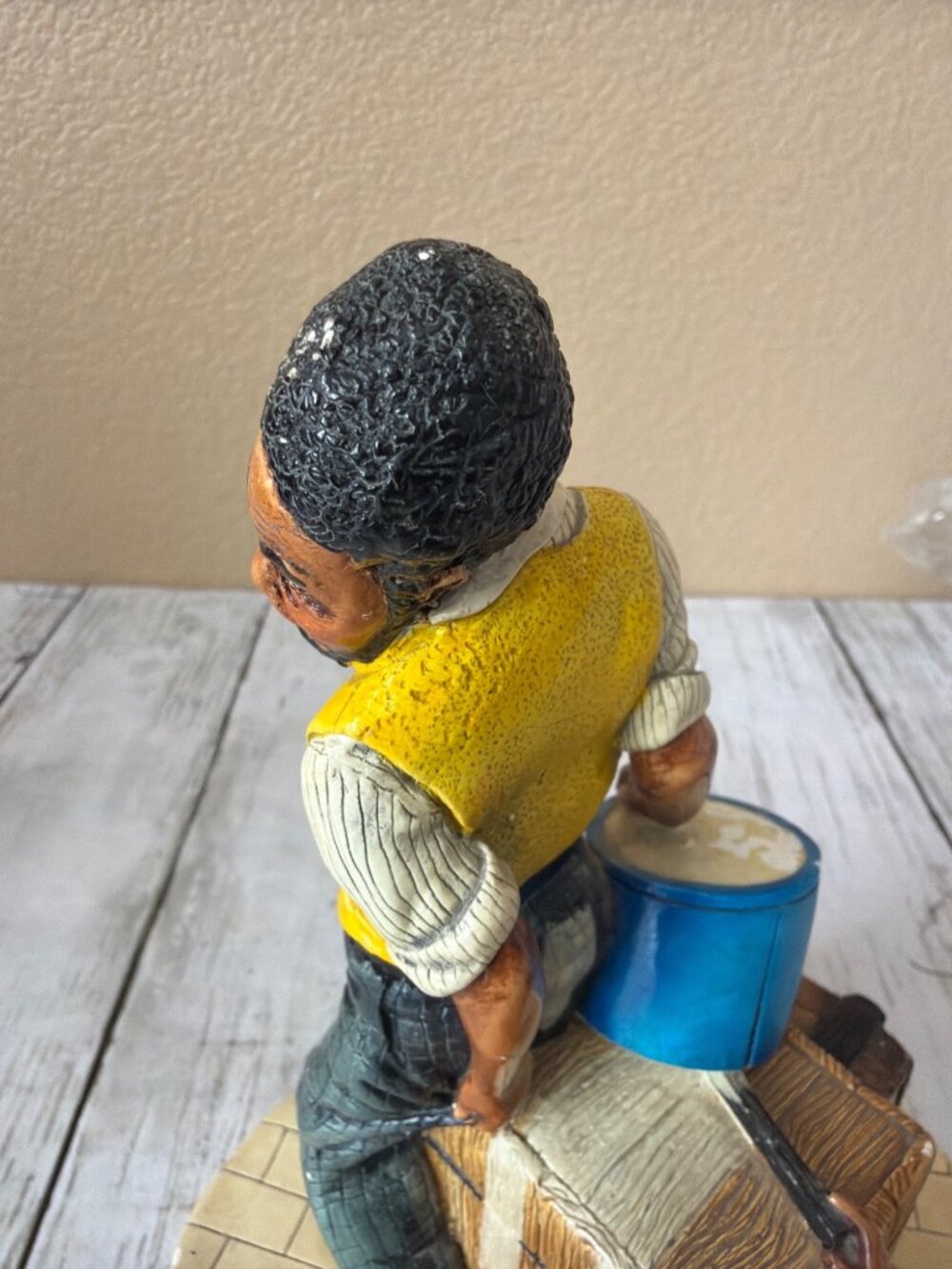 Vintage Naturecraft England Little Cherub Figurine Ref 859 Ceramic Boy Statue - Picture 13 of 16